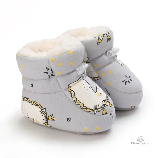 Chausson Bébé en tissu doux et agréable