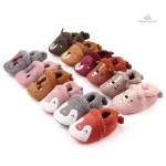 Chausson fourré bébé animaux doux et confortables - vue 2