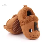 Chausson fourré bébé animaux doux et confortables - vue 3