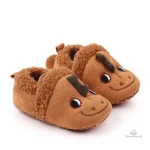 Chausson fourré bébé animaux doux et confortables - vue 4