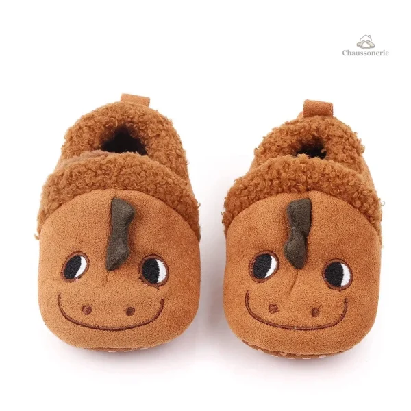 Chausson fourré bébé animaux doux et confortables - vue 6