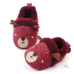 Chausson fourré bébé animaux doux et confortables - vue 9