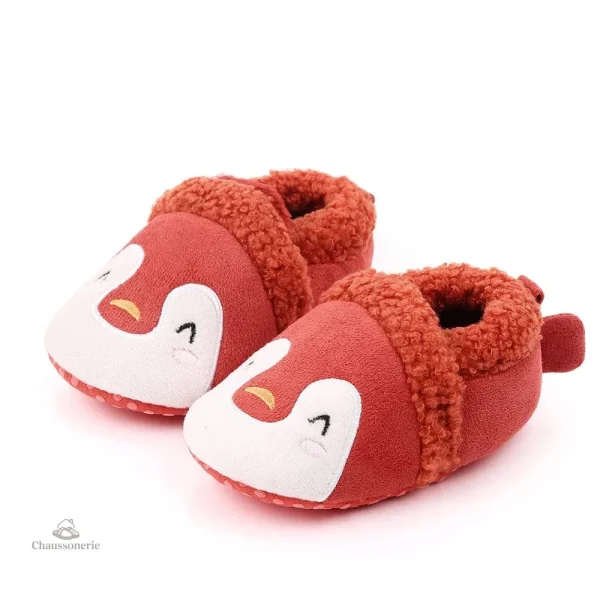Chausson fourré bébé animaux doux et confortables - vue 15