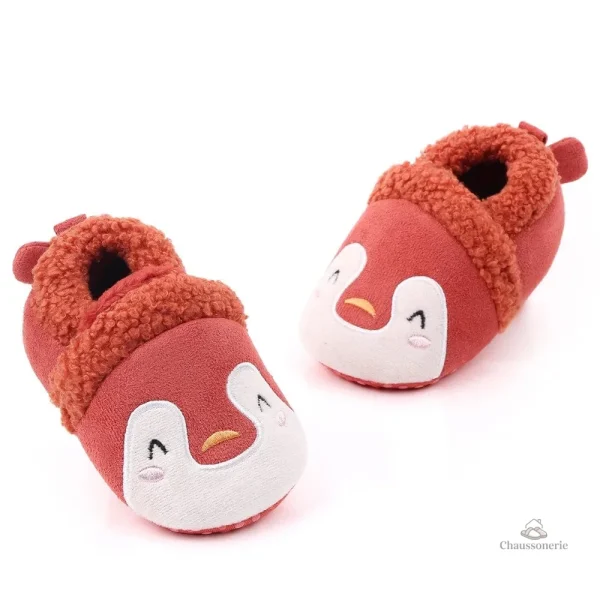 Chausson fourré bébé animaux doux et confortables - vue 16