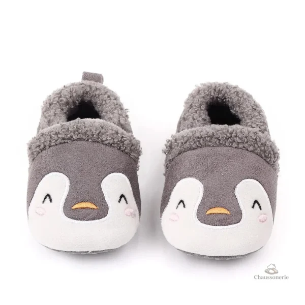 Chausson fourré bébé animaux doux et confortables - vue 25