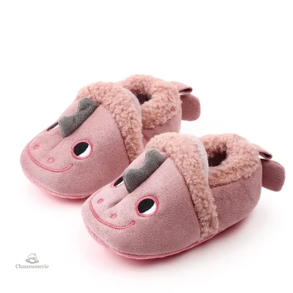 Chausson fourré bébé animaux doux et confortables - vue 28