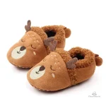 Chausson fourré bébé animaux doux et confortables - vue 37