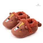 Chausson fourré bébé animaux doux et confortables - vue 44