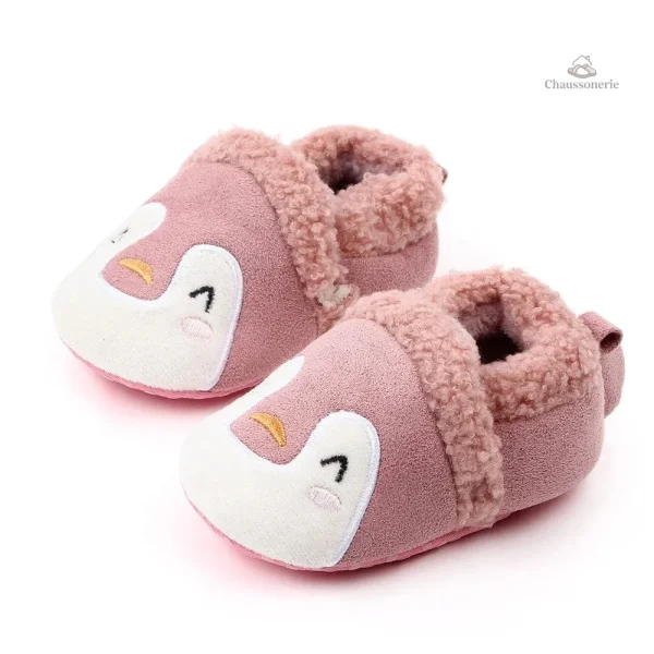 Chausson fourré bébé animaux doux et confortables - vue 53