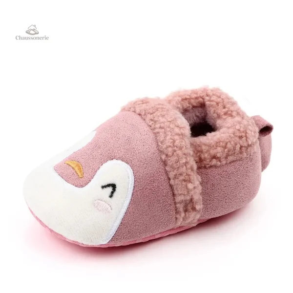 Chausson fourré bébé animaux doux et confortables - vue 54