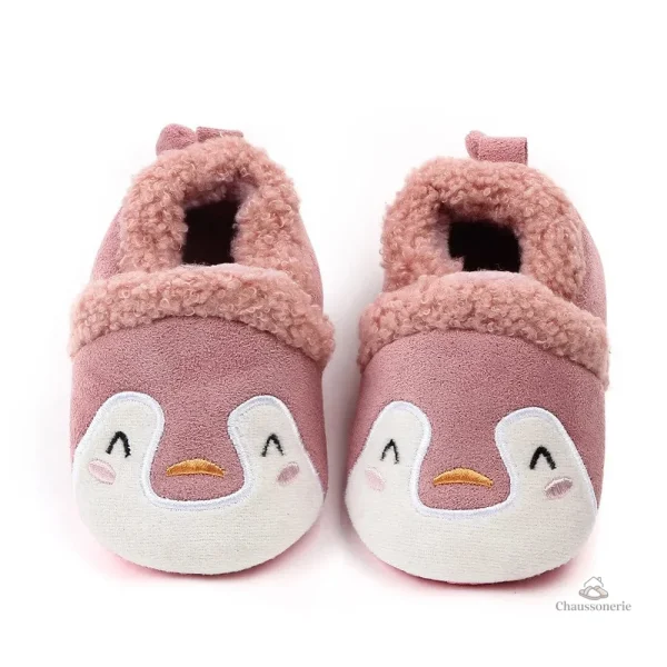 Chausson fourré bébé animaux doux et confortables - vue 56