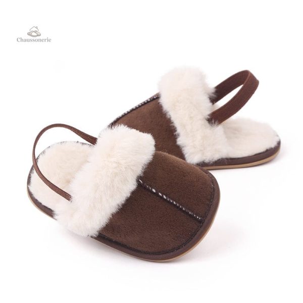 Chausson Bébé Fourré Tendance et Chaud - vue 5