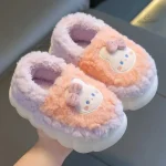 Chausson fourré enfant Hello Kitty confortable et chaud