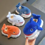 Chaussons pour garçon avec motif baleine