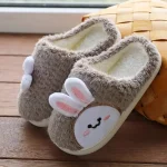Chaussons lapin pour garçons, style amusant