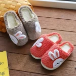 Chausson enfant en peluche lapin