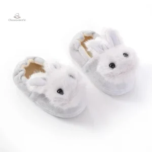 Chaussons pour garçon, style lapinou, confort optimal