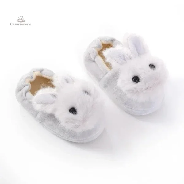 Chaussons pour garçon, style lapinou, confort optimal