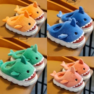 Chausson garçon requin confortable et ludique