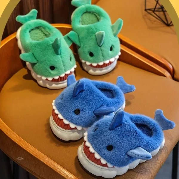 Chausson souple requin, adapté aux petits pieds