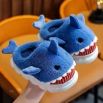 Chaussons doux requin pour enfants, confort garanti