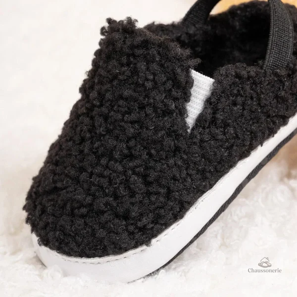Chausson Hiver Bébé en tissu doux