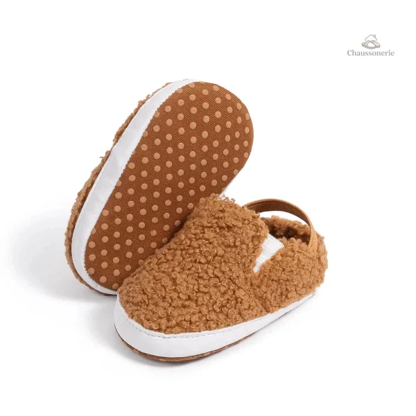 Chausson pour bébé avec semelle flexible