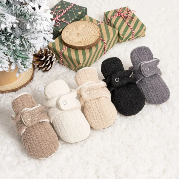 chausson-hiver-bebe-tendance-et-chaud-1 Chausson Hiver Bébé Tendance et Chaud