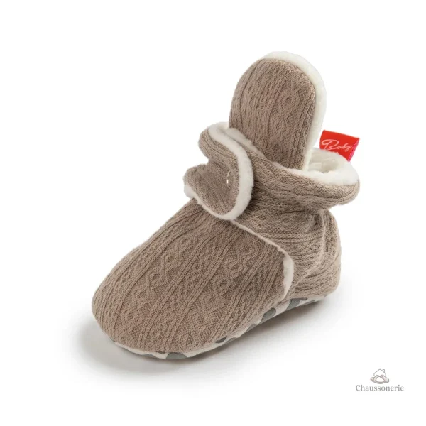 Chausson Bébé Hiver Élégant et Chaud