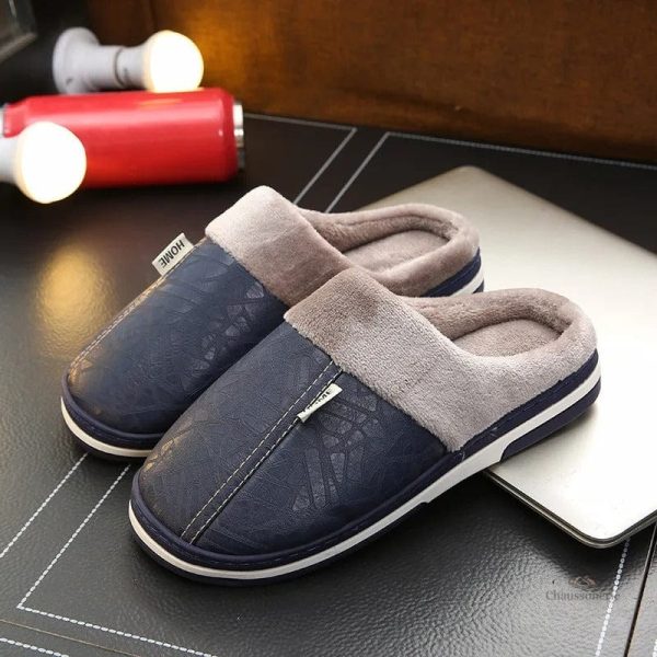 Chausson imperméable homme, maintien et chaleur