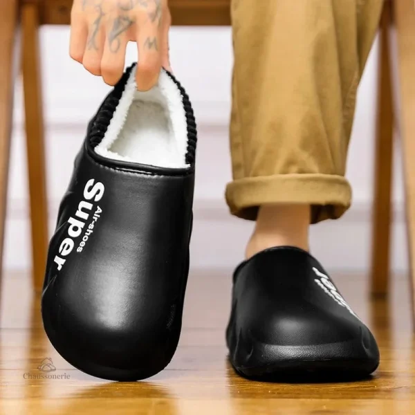 Chausson Moderne pour Homme, Confort Optimal