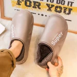 Chaussons Douillets pour Hommes, Design Moderne