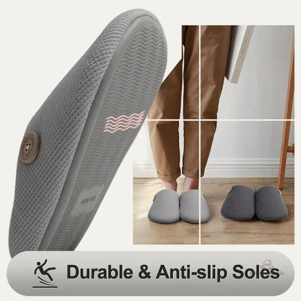 Chausson homme en mousse à mémoire de forme