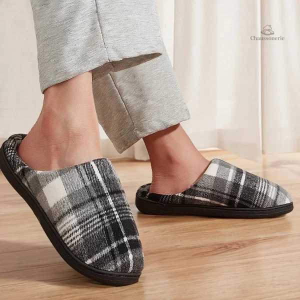 Chausson homme confortable style charentaise - vue 11