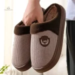 Chaussons chauds et antidérapants pour homme