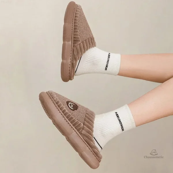 Chausson confortable pour la vie de tous les jours