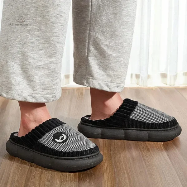 Style moderne avec ce chausson pour homme