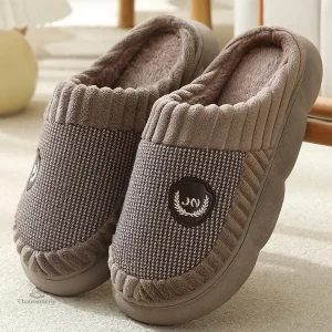 Confortable chausson pour homme, style moderne