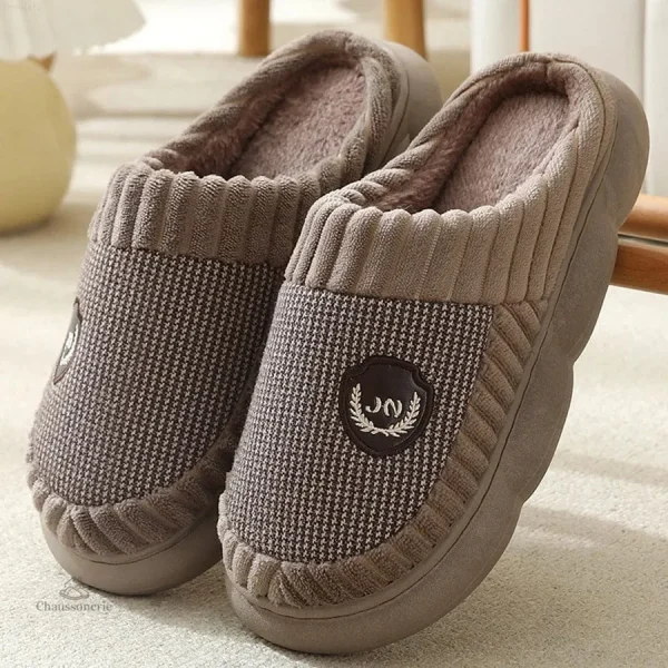 Confortable chausson pour homme, style moderne