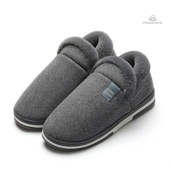 Chausson pour homme, design doux et élégant