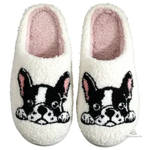 Chaussons confortables pour hommes, motif animal
