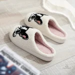 Chaussons amusants pour homme avec motif chien