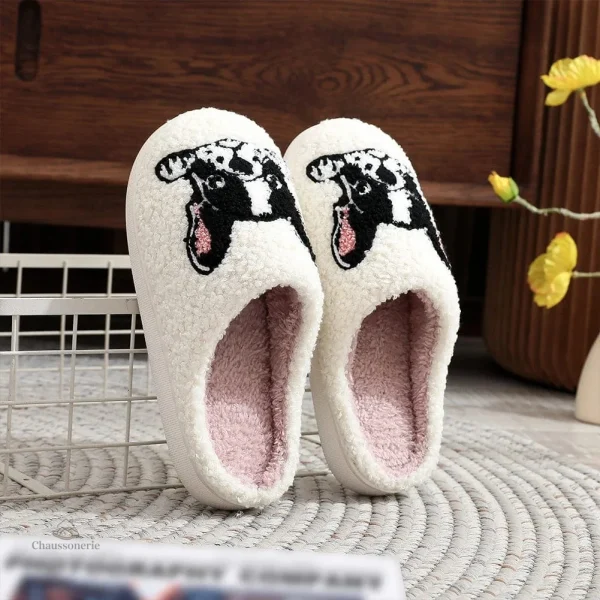 Chaussons homme originaux, inspiration chien