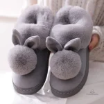 Chaussons en forme de lapin pour un style cocooning