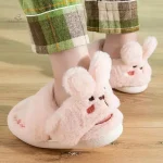 Chaussons femme avec détails de lapin adorables