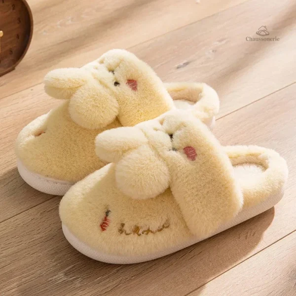 Chausson Lapin Femme - vue 3