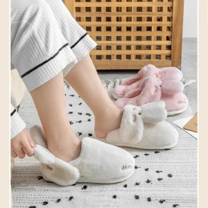Chaussons originaux en forme de lapin pour femmes