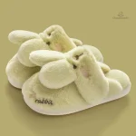 Chaussons en forme de lapin, confort pour la maison