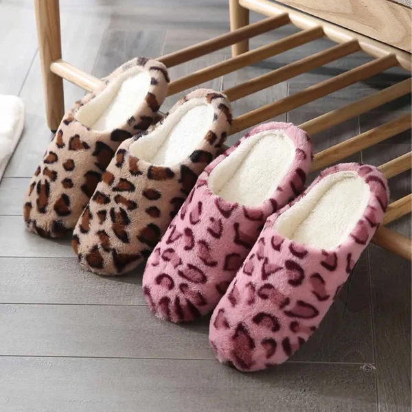 Chausson Léopard Élégant pour Femme