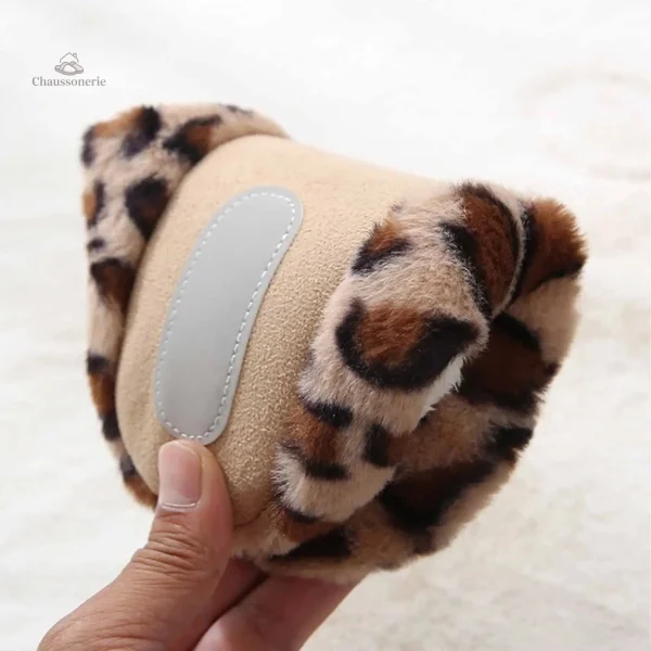 Chausson Léopard Doux pour Femme